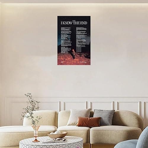 fasrfaswa I KNOW THE END by Phoebe Bridgers Canvas Poster Bedroom Decor Office Room Decor Gift Unframe-style 12x18inch(30x45cm) thumbnail 3