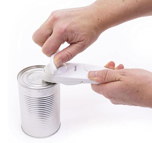 Starfrit Little Beaver Can Opener - Safe - Holds Lid and Leaves No Sharp Edges on Lid - Comfort Grip - 3-Year Warranty - White thumbnail 6