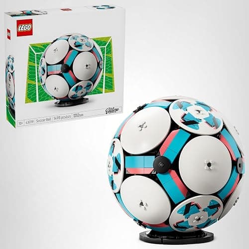 LEGO Editions Soccer Ball - Building Toy for Kids - Collectible Sports Decor for Boys & Girls, Ages 10+ - Includes Micro Stadium - Gift for Birthdays - 43019 thumbnail 7