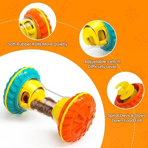 BoYoYo Interactive Dog Puzzle Toys for Boredom, Dogs Enrichment Toy to Keep Them Busy, Treat Dispensing Slow Feeder thumbnail 3