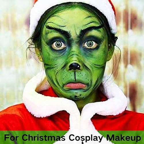 MEICOLY Lime Green Face Body Paint Stick,Christmas Stocking Stuffers,Elphaba Green Face Paint,Body Paint for Halloween SFX Cosplay Witch Makeup,Hunting Camo Paint,St Patricks Day Accessories thumbnail 2