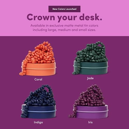 Speks Original Crags Ferrite Putty | 150+ Ferrite Stones in a Tin, Fidget Toy for Stress Relief, Sensory Desk Toy for Adults & Teens 14+ | Lavendar, Small (Iris) thumbnail 6