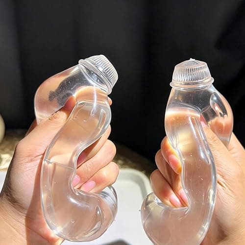 Clear Water Bottle Squishy Slow Rising Fidget Toy, Soft Squeeze Sensory Stress Relief Toy, Kawaii Desk Anxiety Relief Squishy Gift for Adults (Water Bottle) thumbnail 2