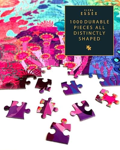 Elena Essex Puzzles for Adults 1000 Pieces - Ocean Deep | Jigsaw Puzzles 1000 Pieces for Adults | Colorful Cool Whale Shark Coral Reef Puzzle | jigsaws Size 20 x 28 inches thumbnail 6