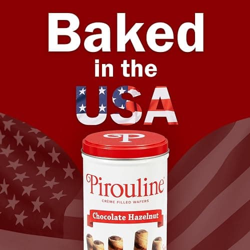 Pirouline Rolled Wafers – Chocolate Hazelnut – Rolled Wafer Sticks, Crème Filled Wafers, Rolled Cookies for Coffee, Tea, Ice Cream, Snacks, Parties, Gifts, and More – 3.25oz Tin 4pk thumbnail 3