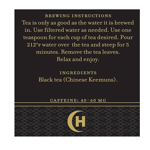 Harney & Sons English Breakfast Black Tea – 4oz Loose Leaf Tin, Pure China Keemun, Bold, Full-Bodied Flavor, Great for Hot, Iced, or Teapot Brewing thumbnail 3
