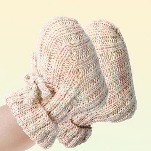Evervibe 3 Pairs Knitted Baby Booties 0-6 Months Newborn Baby Shoes First Walkers Cozy Shoes for Infant Girl Boy thumbnail 6