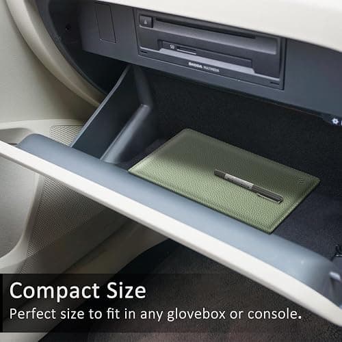 FINPAC Car Registration and Insurance Card Holder, Vehicle Glove Box Card Organizer Wallet Automobile Accessories for License thumbnail 4