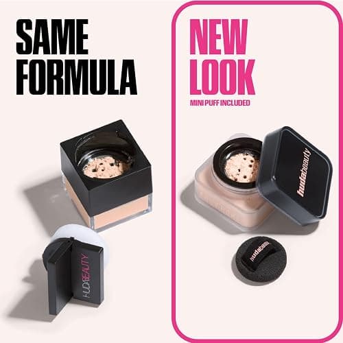 Huda Beauty Baby Bake Mini Easy Bake Loose Baking & Setting Powder - Pound Cake (fair, light, medium, and tan skin tones.) .21 Oz / 6g. thumbnail 8