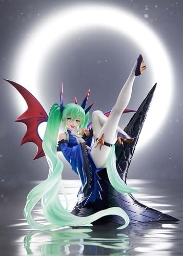 TENITOL Hatsune Miku Dark Figure, Total Height Approx. 6.7 inches (170 mm), Non-Scale, ATBC-PVC, Painted, Complete Figure thumbnail 2