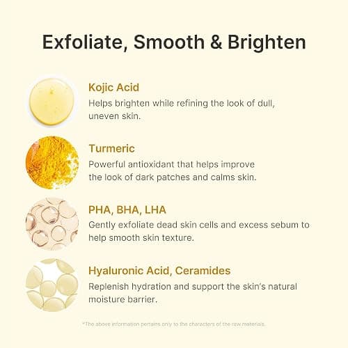 medicube Body Peel Shot with Kojic Acid and Turmeric | Gentle Body Brightening & Exfoliating Serum with BHA, LHA & PHA for Dead Skin Cells, Uneven Looking Skin & Excess Sebum | 9.46 fl.oz thumbnail 3