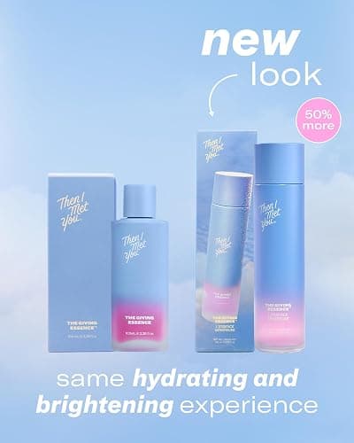 Then I Met You The Giving Essence, Vegan, Cruelty-Free Korean Skincare with 5% Niacinamide, Fermented Galactomyces, Red Algae & Berries for Brightening & Hydration, Suitable for All Skin Types, 5.07oz thumbnail 9
