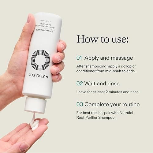 Nutrafol Conditioner, Physician-formulated for Thinning Hair, Moisturizing, Strengthening and Color Safe, Lightweight Protection thumbnail 8