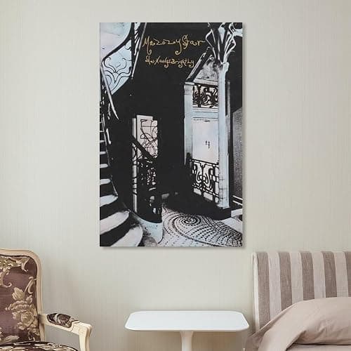 Mazzy Star Canvas Wall Art - Black & White Poster, 08x12inch (20x30cm), Perfect for Living Room & Bedroom Decor thumbnail 7