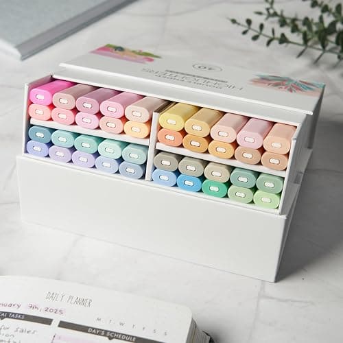 BLIEVE- Aesthetic Bible Highlighters No Bleed Through Assorted Colors, Cute Highlighter Dual Tip For Journaling Supplies And School Accessories, Bible Highlighters And Pens No Bleed (40 PACK) thumbnail 5