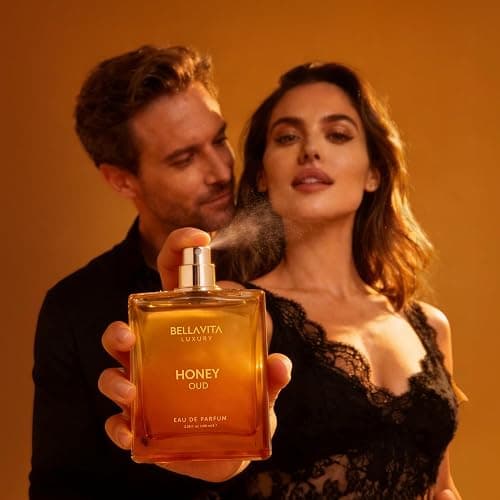 BellaVita Luxury Honey Oud Eau de Parfum | 100 ml | Unisex Perfume | Unisex Perfume with long-lasting Honey Oud Eau de Parfum, perfect for daily wear, special occasions and gifting thumbnail 3