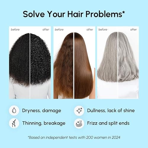 MAREE Deep Conditioning Hair Mask for Damaged Hair Treatment – Keratin Hair Care for Hydrating Growth Repair Moisturizing – Dry Curly Color Refreshing – Tratamiento Mascarilla Para el Cabello Seco thumbnail 4