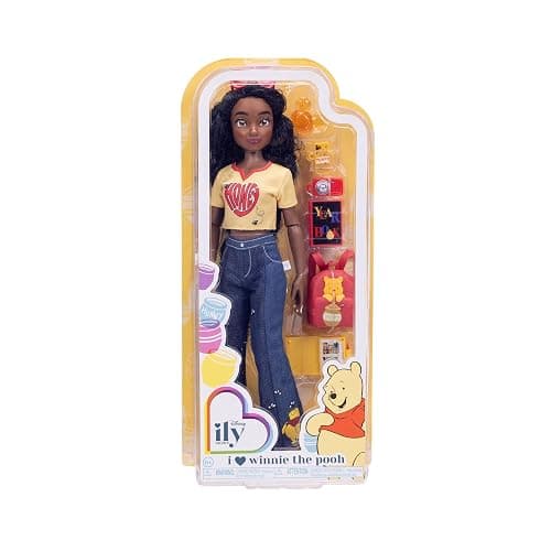 Disney ILY 4ever Fashion Dolls, Inspired by Winnie The Pooh 11.5" Tall with 13 Points of Articulation, Glittery Mickey Ring Included for You! thumbnail 5