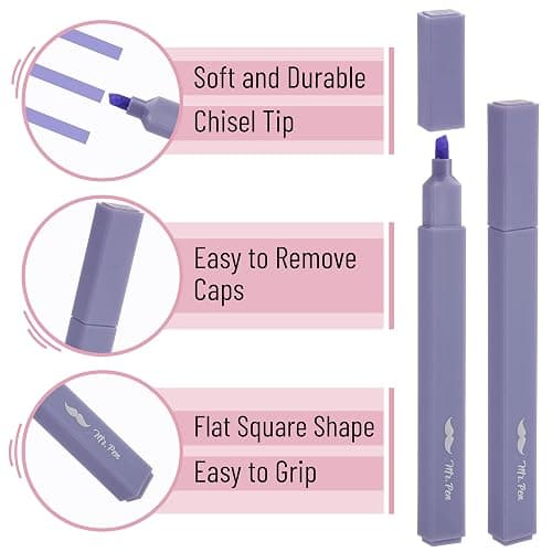 Mr. Pen- Aesthetic Highlighters No Bleed, 8 Pack, Assorted Colors | Chisel Tip, Cute Highlighters Assorted Colors for Journaling, Highlighting, Underlining, Fast Dry, Back to School Supplies thumbnail 4