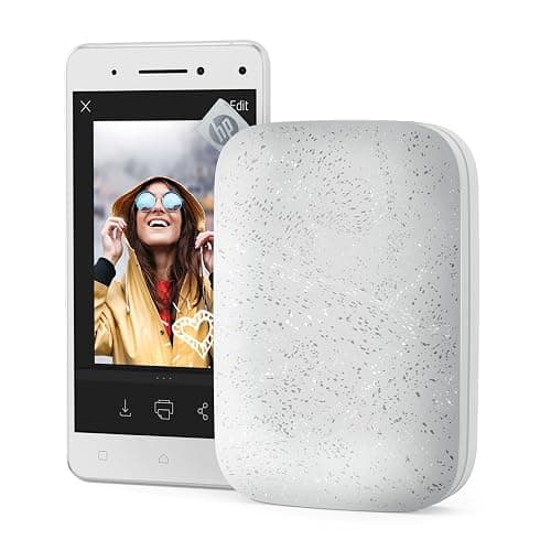 HP Sprocket 2x3" Instant Smartphone Photo Printer - Portable Color Wireless Mobile Printer - Zink Sticky-Back Photos - Print from Compatible iOS & Android Devices with Bluetooth w/Fun App - Luna Pearl thumbnail 5