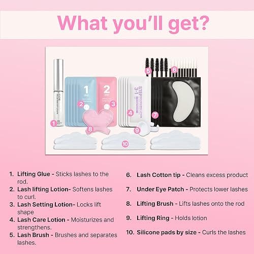 Korean Lash Lift Kit - Eye Brow Lamination Kit Eyelash Perm Kit Eyelash Lift Kit Lash Perm Eyebrow Lamination - Blue thumbnail 5