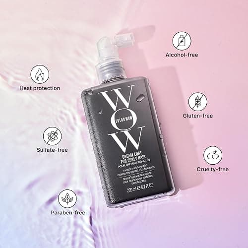 COLOR WOW Dream Coat for Curly Hair – Anti-Frizz Curl and Wave Spray | Anti-frizz spray, for wavy and curly hair, smooths, defines, lightweight, build-up free. Style with or without heat. thumbnail 5