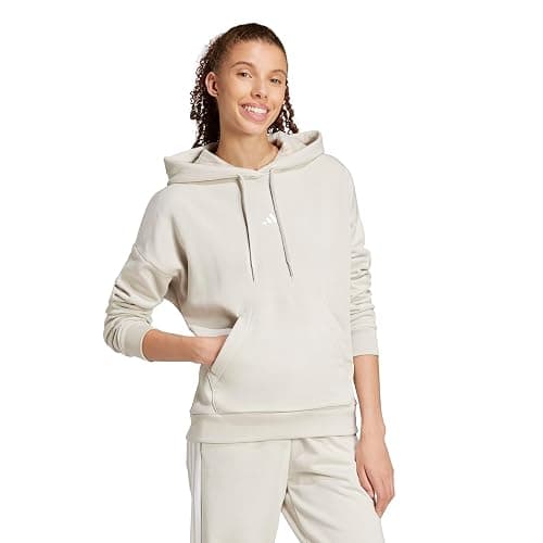 adidas womens Essentials Small Logo Feelcozy Hoodie thumbnail 3