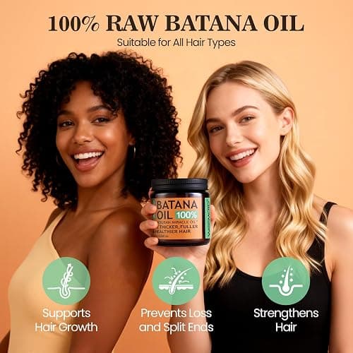 Batana Oil for Hair Growth Dr Sebi, 100% Raw Organic Batana Hair Mask from Honduras, Wild Growth Hair Oil, Scalp Oil Promotes Hair Thickness, Prevents Loss for Men & Women, 4.06 fl oz thumbnail 4