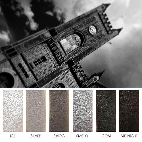 ecofavor Black Smoky Eye shadow Palette, DE’LANCI PANDA 9 Colors True Black Dark Grey Smokey Goth Makeup Pallet, 9 Soft Matte Shimmer High Pigmented Basic Black White Gray Shade for Halloween thumbnail 5