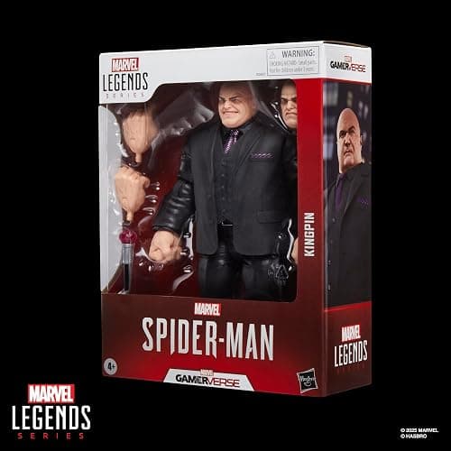 Marvel Legends Series Gamerverse Kingpin, Spider-Man Video Game-Inspired Collectible 6 Inch Action Figure (Amazon Exclusive) thumbnail 9