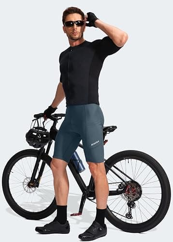 Bikewa Men's Bike Shorts 3D Padded Cycling Road Biking Mountain Riding Biker Bicycle UPF 50+ Cycle Shorts Zipper Pockets thumbnail 6