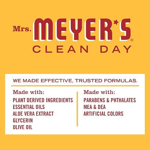 MRS. MEYER'S CLEAN DAY Hand Soap, Clementine, Made with Essential Oils, 12.5 oz - Pack of 3 thumbnail 4