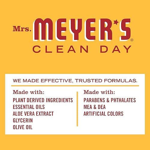 MRS. MEYER'S CLEAN DAY Hand Soap, Clementine, Made with Essential Oils, 12.5 oz - Pack of 3 thumbnail 5