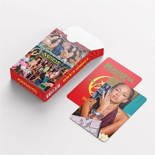 32PC KATSEYE Stickers+60PC Lomo KATSEYE Photocards Novel Idol Album Cards Set Mini Merch Photocards Set Fans Gift Girls Fans thumbnail 5
