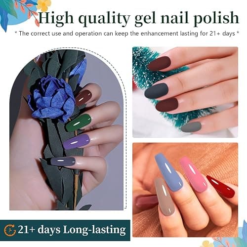 JODSONE 32 Colors Nail Polish Set With U V Light Manicure Nail Tools Nail Art Manicure Salon DIY at Home thumbnail 4