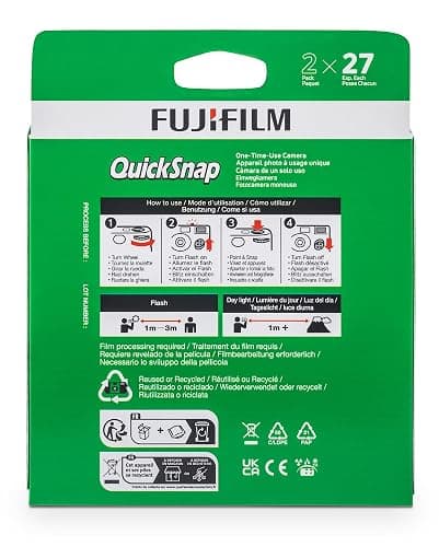 Fujifilm QuickSnap Flash 400 One-Time-Use Camera - 2 Pack thumbnail 4