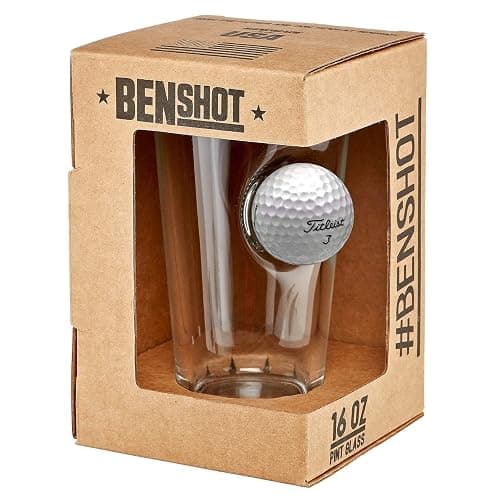 BenShot Golf Ball Pint Glass - 16oz | Made in the USA thumbnail 4