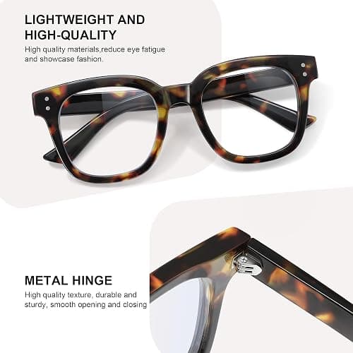 Wrimen Blue Light Blocking Glasses for Women, Bluelight Glasses Womens Relieve UV Glare Eye Fatigue for Work Reading thumbnail 4