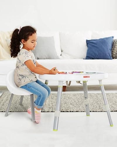Skip Hop Toddler's Activity Chairs, Set of 2, Metal, White thumbnail 6