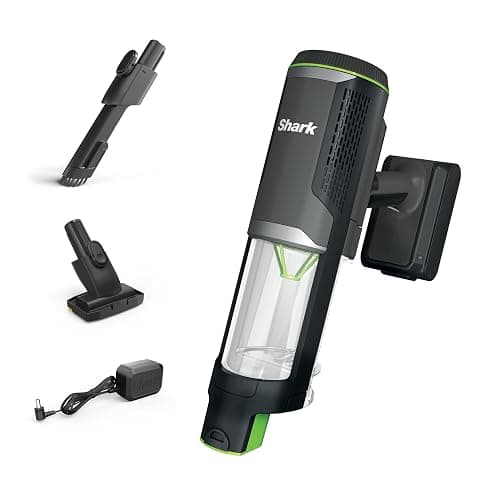 Shark PowerBoost Cordless 2-in-1 Car/Home Handheld PowerVac, Powerful Suction, 40 Minute Runtime, Portable, 3 Cleaning Modes, LED Screen, Furfins Tool, Duster Crevice Tool, Charcoal, BH102 - Image 1