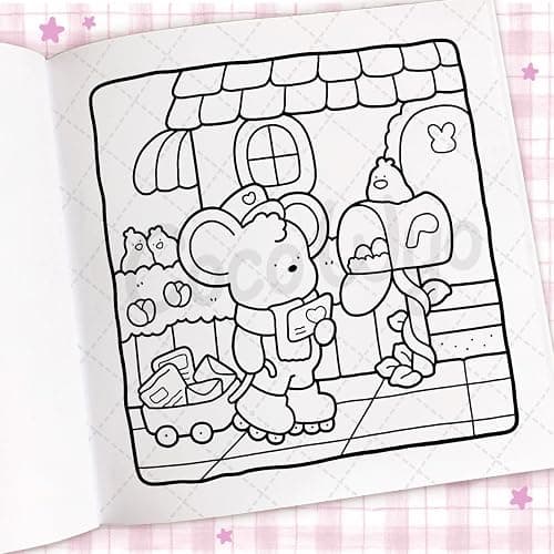 Cozy Days: Coloring Book for Adults and Kids (Cozy Spaces Coloring) thumbnail 10
