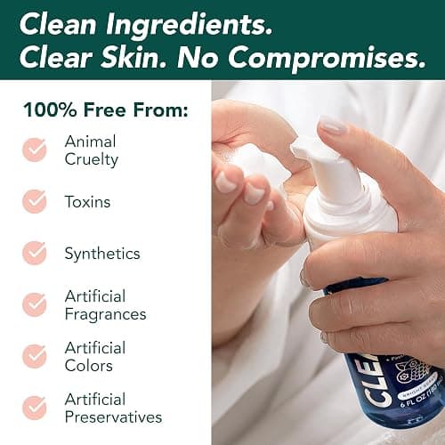 Tropiculture Clean Foaming Face Wash for Teens, Tweens & Kids | Gentle Face Cleanser for Girls | Bright Berry Hydrating Facial Cleanser | Natural, Non Toxic Skin care for Teens | Moisturizing thumbnail 8