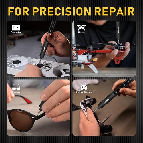 Mini Electric Screwdriver Set,Cordless screwdriver rechargeable,power screwdriver,destornillador eléctrico,Magnetic Bits,5 Torque,LED Display, Electric Screwdriver for Phone PS5 Laptop Watch thumbnail 5