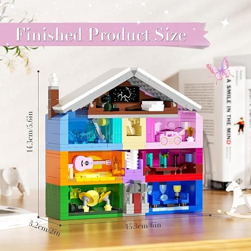 DreamCreators House Building Toys Set with Led Light, Architecture Building Model Compatible with Lego Ideal Present Merch for Adults Girl 8-12 Valentine Wedding Anniversary Birthday Christmas thumbnail 5