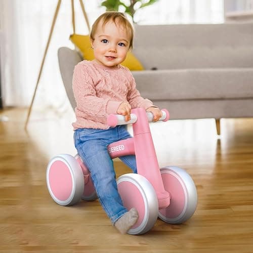 SEREED Baby Balance Bike for 1 Year Old Boys Girls 12-24 Month Toddler Balance Bike, 4 Wheels Toddler First Bike, First Birthday Gifts thumbnail 9