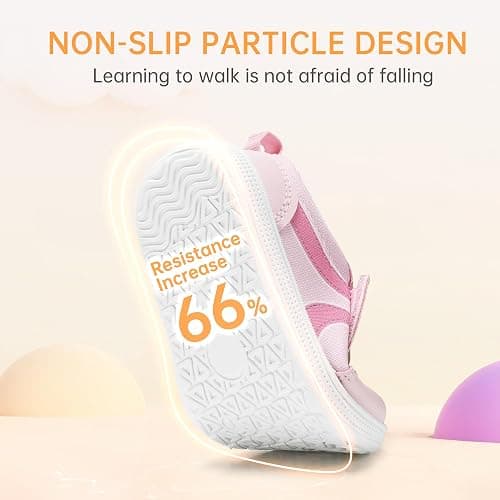 Toddler Wide Toe Box Barefoot Shoes Boys Girls Sneakers Kids Tennis Shoes Preschool Non Slip Lightweight Comfortable First Walking Shoes Running Outdoor Activities thumbnail 5