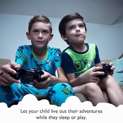 Minecraft unisex-child Pajama Pants, Soft & Cute for Kids thumbnail 2