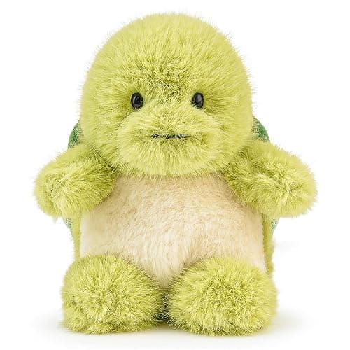 ABEARCAR Cute Turtle Stuffed Animals 6" Soft Sea Turtle Plush Toy Cute Plushies Pillow Birthday Christmas Valentine's Day Gifts for Kids Girlfriend - Image 1