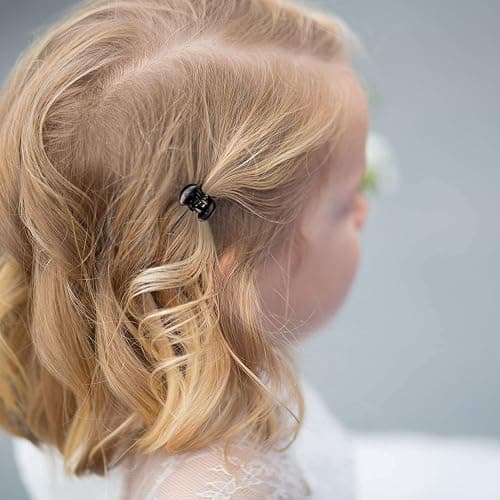 YOHAMA 36 Pcs Durable Mini Hair Claw Clips, Great for Design Kids and Adult Hairstyles, Decroation Buns, Pining Bangs, Strong Grip, Multifunction Clamp Clips.(3 Colors) - Black+Clear+Brown thumbnail 5