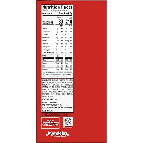 RITZ Fresh Stacks Original Crackers, Party Size, Christmas Stocking Stuffers, Holiday Crackers, 23.7 oz (16 Stacks) thumbnail 19